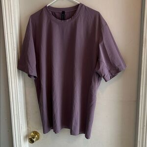 Lululemon Zeroed In Short Sleeve T Shirt Light Purple XL Classic Fit